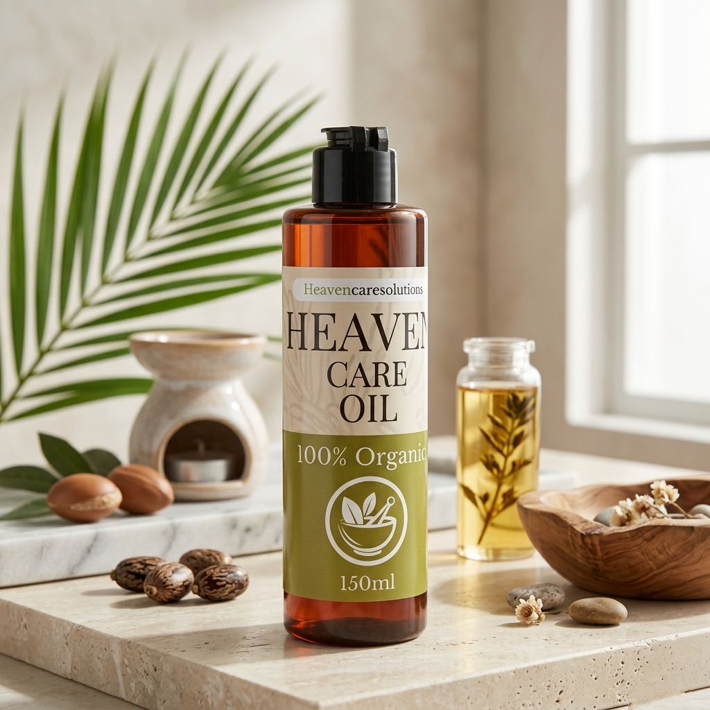 Heaven Care Oil – 100% Organic Hair Growth Oil for Stronger, Thicker & Healthier Hair