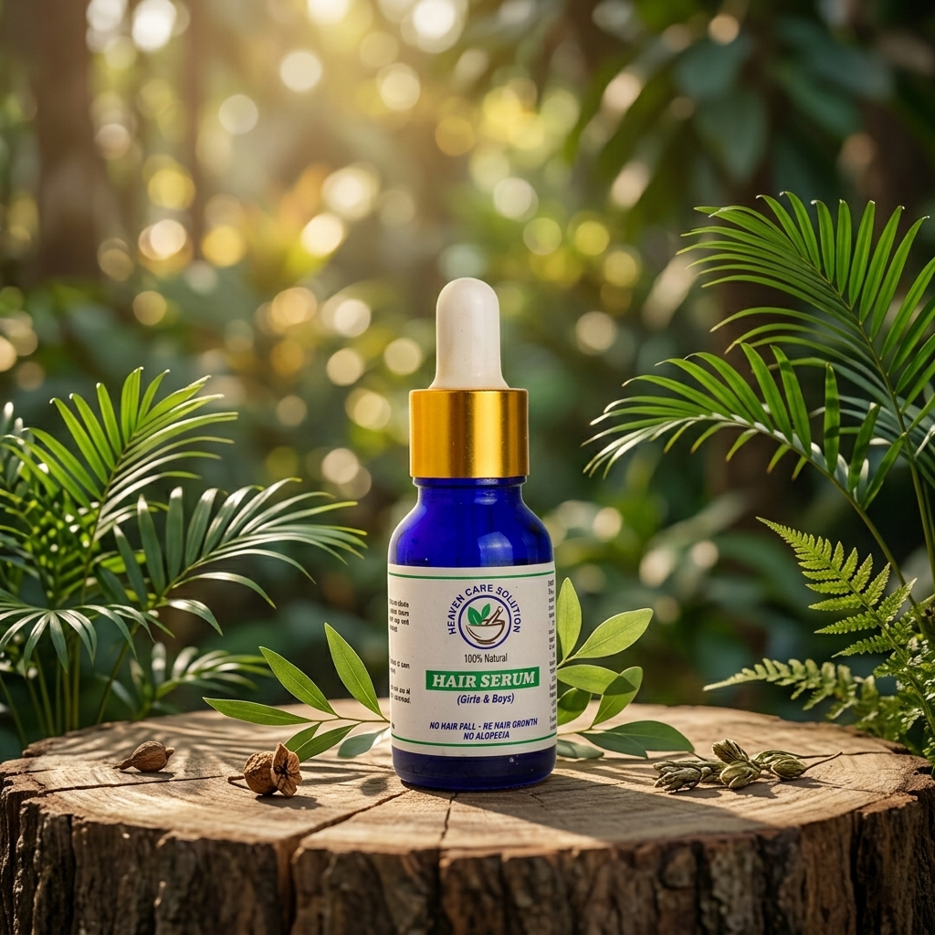 Heaven Care Hair Serum – 100% Natural Hair Fall Control & Hair Regrowth Serum for Men & Women